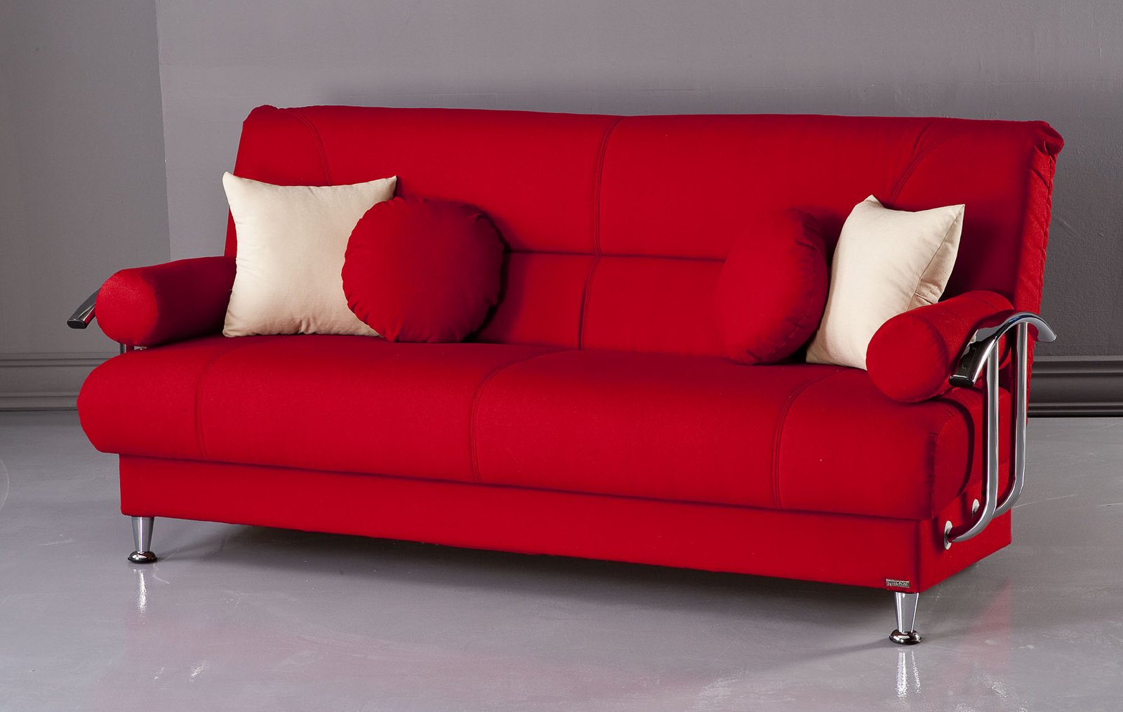 red futon sofa bed affordable