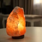 7 Inch Himalayan Salt Lamp with Dimmer Cord – Night Light Natural Crystal Rock Classic Wood Base Authentic from Pakistan thumbnail