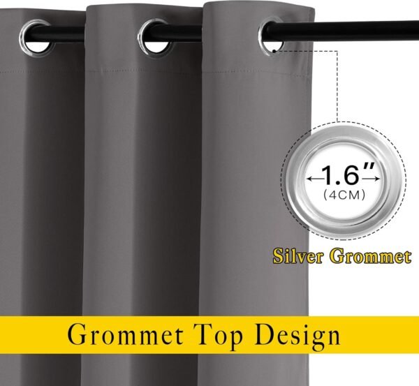 grey blackout curtains