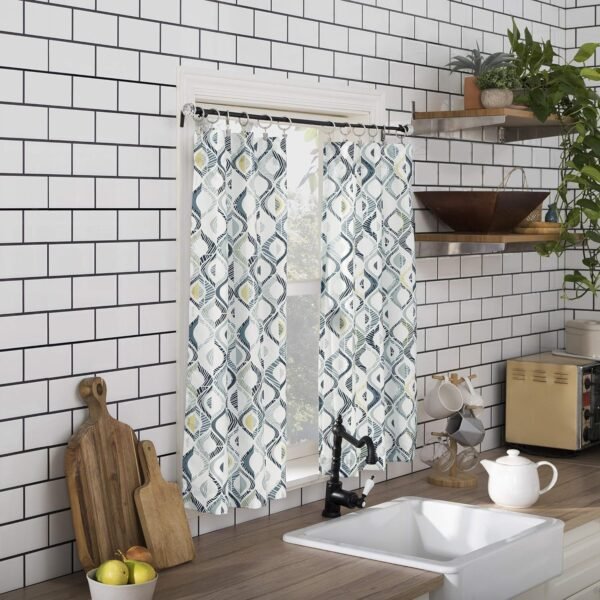 Semi-Sheer Kitchen Curtain