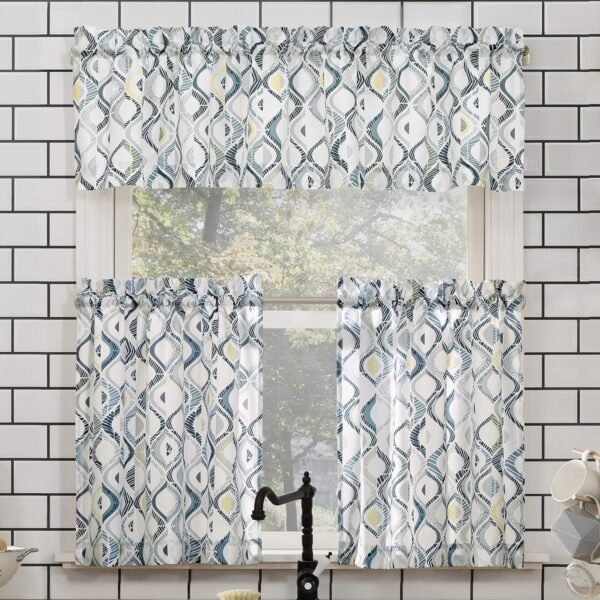 Semi-Sheer Kitchen Curtain