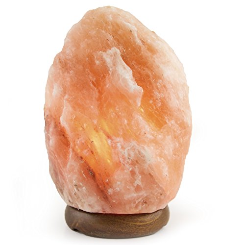 Crystal Allies Gallery CA SLS-S-2pc Natural Himalayan Salt Lamp with Dimmable Switch and 6′ UL-Listed Cord (2 Pack) Image
