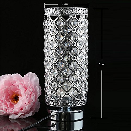 Crystal Silver Table Lamp Image