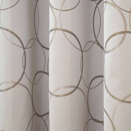 Eclipse Meridian Blackout Window Curtain Panel, 42 by 63-Inch, Linen Image