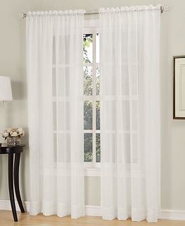 Gorgeous Home DIFFERENT COLORS 2 PANELS 55″ WIDE X 84″ (FOR EACH PANEL) SOILD WINDOW ROD POCKET SHEER PANELS SEE THROUGH CURTAINS (WHITE) Feature Image