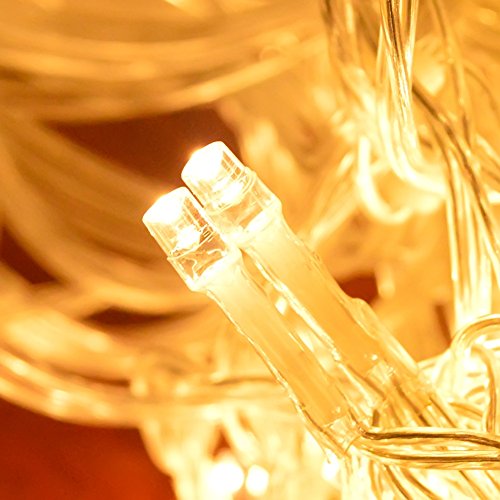 Leaf LED String Curtain Lights – 9.8 Feet – Warm White Image