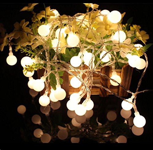 Led String Light, Arespark Ball Fairy Light, 33Feet 100 LED Globe Waterproof Starry Light for Christmas, Wedding, Party- Warm White Image