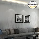Mavee Non-Woven 3D Wallpaper, Print Embossed, Modern Stripe Fashion Wallpaper for Livingroom, Bedroom, Kitchen and Bathroom (20.8In x 32.8Ft) thumbnail