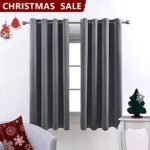Nicetown Blackout Curtains for Bedroom /Living Room (2 Panels, W52 x L63 inch, Grey) thumbnail