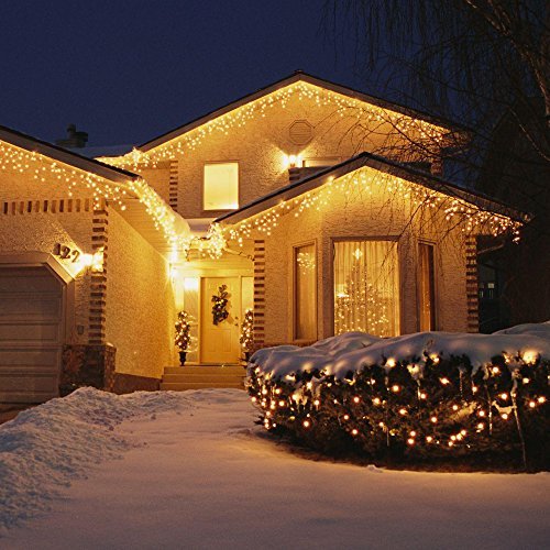 TaoTronics Dimmable Led String Lights, 100 Leds Twinkle lights 33 ft Copper Wire Lights for Indoor Outdoor, Christmas Decorative Lights for Seasonal Holiday( Warm White ) Image