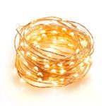 TaoTronics Outdoor String Lights, 100 Leds String Lights 33ft Christmas Waterproof Decorative Lights for Bedroom, Patio, Parties( Copper Wire Lights, Warm White ) thumbnail