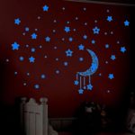 Iuhan Fashion A Set Kids Bedroom Fluorescent Glow In The Dark Stars Wall Stickers thumbnail
