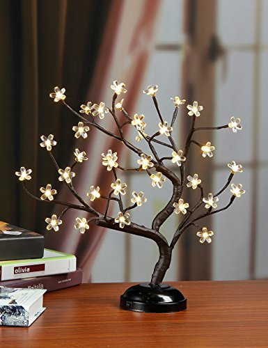 Lightshare16Inch 36LED Cherry Blossom Bonsai Light for Home Decor Image