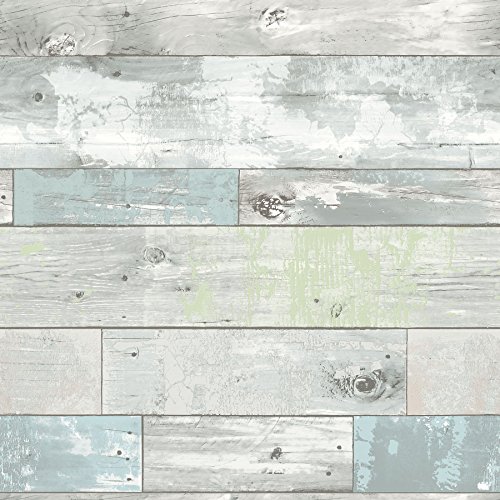 NuWallpaper NU1647 Beachwood Peel and Stick Wallpaper Feature Image