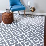 Gray Moroccan Trellis 2’0x3’4 Area Rug Carpet Large New thumbnail