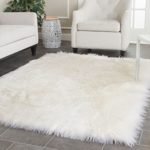 SAFAVIEH Faux Sheep Skin Collection 2′ x 3′ Ivory Rug thumbnail