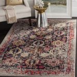 Safavieh Monaco Collection MNC206G Modern Abstract Oriental Grey and Multi Area Rug (8′ x 11′) thumbnail