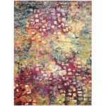 Safavieh Monaco Watercolor Vintage Pink/ Multi Rug (9′ x 12′) Machine-Made thumbnail