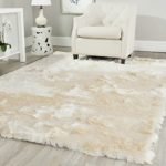 Safavieh Paris Shag Collection SG511-1212 Ivory Polyester Area Rug (3′ x 5′) thumbnail