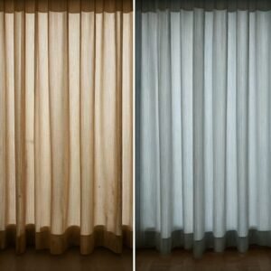 how to wash sheer curtains