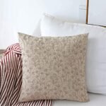 Decorative Throw Pillow Case Farmhouse Pattern Brown thumbnail