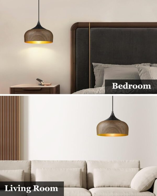Scandinavian Pendant Light – ELYONA Modern Dome Light - Image 3