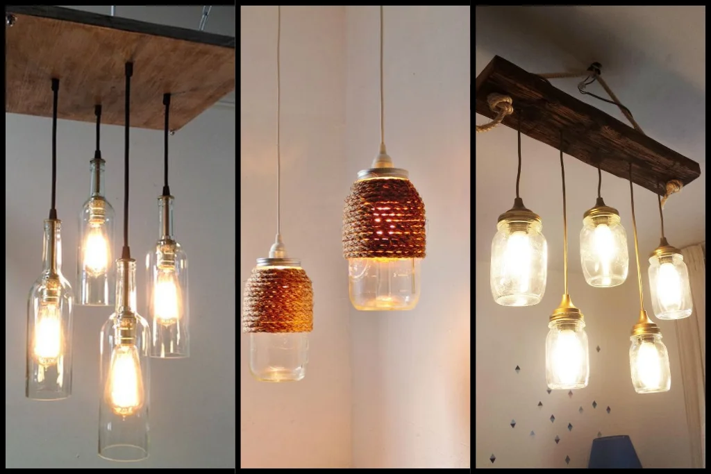 Mason Jar Pendant Light